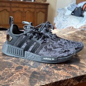 adidas Black Velvet Athletic Shoes